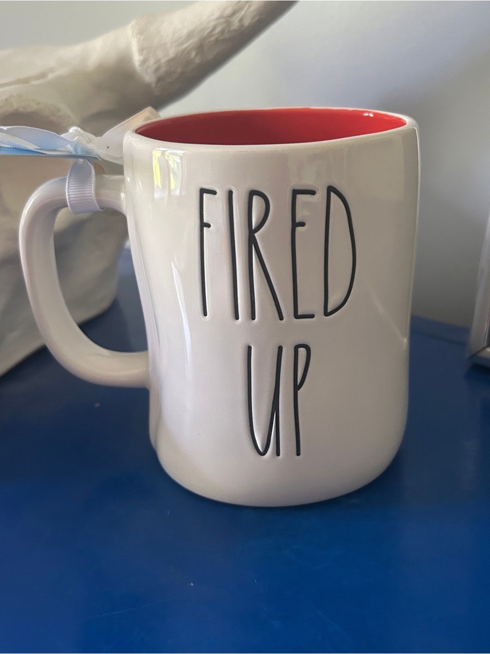Rae Dunn Disney Pixar Inside Out 2 Anger Fired Up Double Sided Mug - Picture 2 of 8